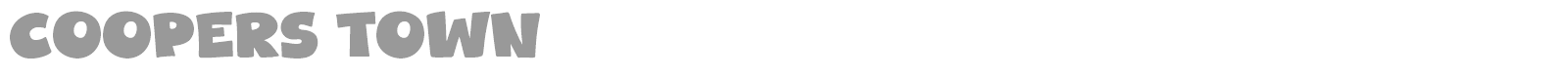 Coopers Town font preview